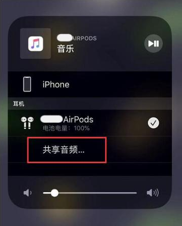 滨海苹果14音频维修点分享iPhone14音频共享设置方法 