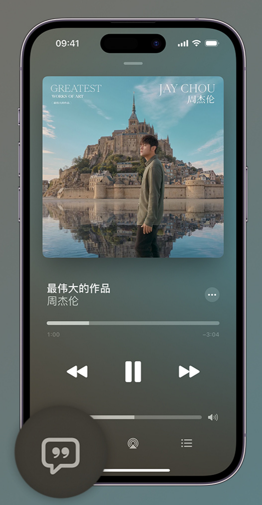 滨海iphone维修分享如何在iPhone上使用Apple Music全新唱歌功能 