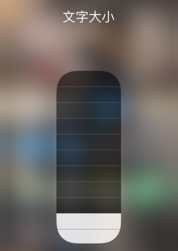 滨海苹果手机维修分享小技巧：在 iPhone 控制中心快速调节字体大小 